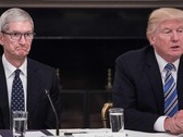 Donald Trump has been trying to convince Tim Cook to assemble iPhones in the USA. (Source: Sky News)