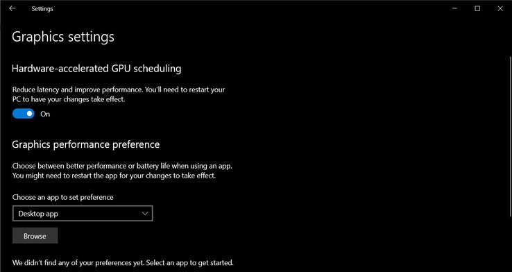 Hardware-accelerated GPU scheduling can be now enabled in Windows 10 2004. (Image Source: Windows Latest)