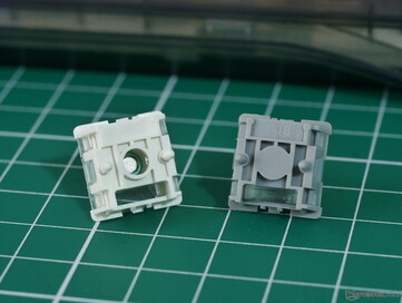 Wooting Lekker switches bottom case exterior.