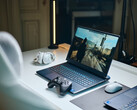 An Alienware 18 Area 51 Gaming Laptop running Alan Wake II