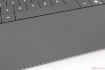 Clickpad is spacious, but tactility is poor and too sensitive