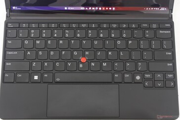 TrackPoint is included which was previously missing on the keyboard for the ThinkPad X1 Fold 13