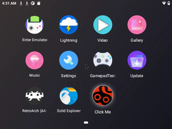 The Click Me app allows users to find and download ROM files via their smartphone. (Image source: Abxylute)