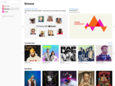 Apple Music's new web interface is live. (Source: Apple)