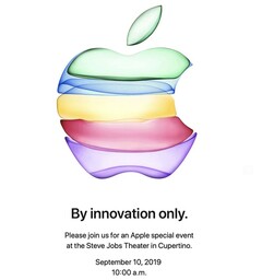 Apple's next big launch event will take place on September 10. (Source: Apple)