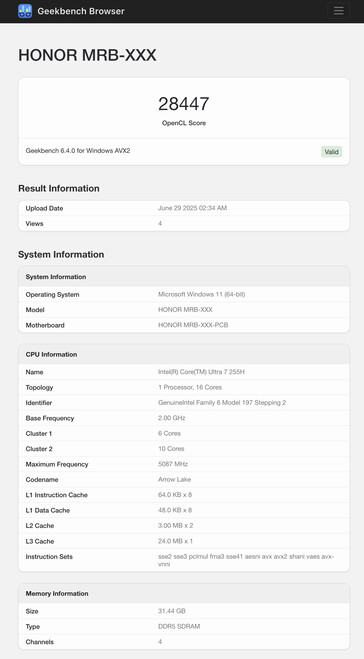 (Image source: Geekbench)