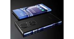 Huawei's new display might work out like this. (Source: LetsGoDigital)