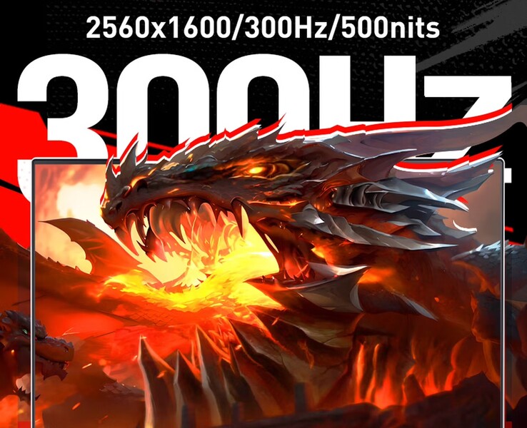 The Mechrevo gaming laptop sports a 300 Hz QHD display.