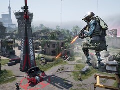 One of the playable characters in Off The Grid demonstrating verticality. (Image source: Steam)