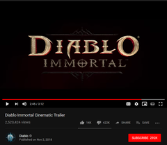 That's a lot of dislikes. (Image: YouTube, 6:30 PM CST, Nov. 4)