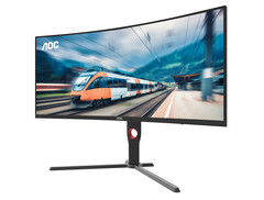 The AOC CU34G3X has a 1440p resolution and a 180 Hz refresh rate. (Image source: AOC)