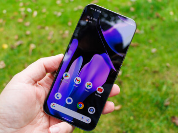 The Google Pixel 9 Pro XL outside