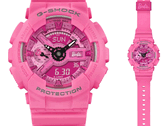 The Casio G-Shock GMA-S110BE-4A limited edition Barbie watch is powered by a CR1220 battery, with an estimated 2-year battery life (Image source: Casio)