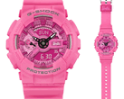 The Casio G-Shock GMA-S110BE-4A limited edition Barbie watch is powered by a CR1220 battery, with an estimated 2-year battery life (Image source: Casio)