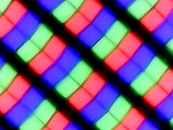 Subpixel grid of the AUO panel