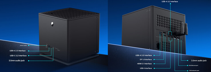 Design and port configuration of the Thunderobot AI Mini Workstation PC (machine translated)