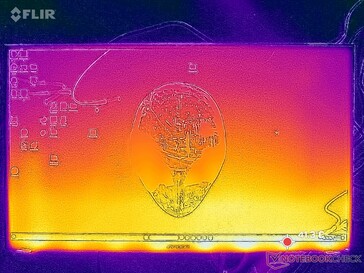 Temperature map (front)