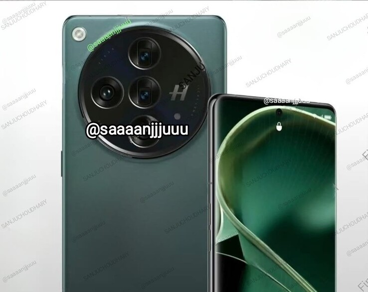 The latest "OPPO Find X7" series render. (Source: Sanju Choudhary via Twitter/X)