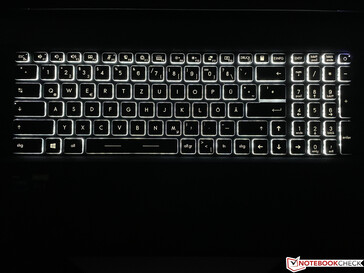 Keyboard backlighting