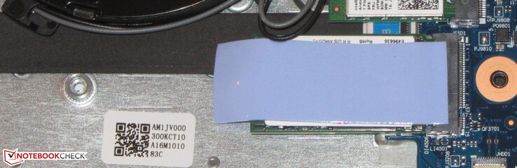 An NVMe SSD serves as system drive.