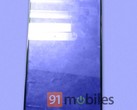 The display panel for the Samsung Galaxy M20 has a waterdrop notch. (Source: 91mobiles)