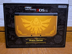 A 'New Nintendo 3DS LL Hyrule Edition' console that is currently listed for nearly $1000 on eBay (image source: eBay)