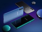 The Samsung Galaxy A8s in its three colors. (Source: GizChina)