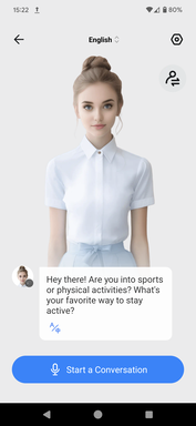 The AI language bot for practicing