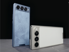 The Tecno Phantom Ultimate G Fold concept (pictured) in two different colors. (Image source: Tecno)