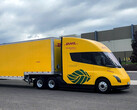The Tesla Semi tested at DHL. (Image source: DHL)