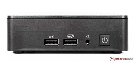 Front: 2x USB 3.2, 3.5mm jack