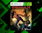 Box for Wolfenstein Xbox 360 game shown