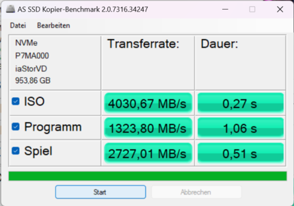 Copy benchmark