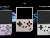The Anbernic RG35XX will ship in three colourways with nods to classic Nintendo consoles. (Image source: Anbernic)