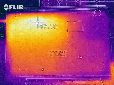 Heat map stress bottom