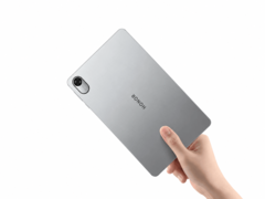Honor Tablet X10 Mini shown from the rear in gray