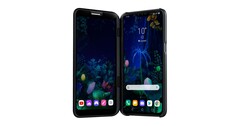 The LG V50 ThinQ with its Dual Screen case. (Source: LG)