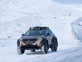 A tricked-out version of Nissan's Ariya EV is being used in an icy Pole to Pole expedition. (Image source: NIssan)