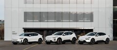 Polestar EVs in front of the company headquarters in Gothenburg, Sweden. (Image source: Polestar)