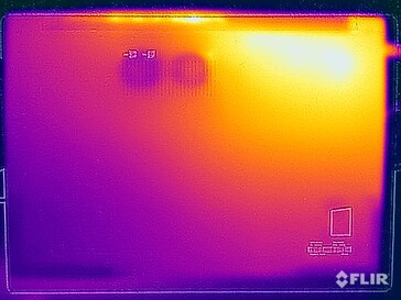 Stress test surface temperatures (bottom)