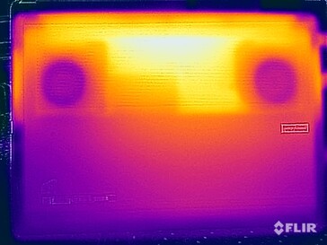 Surface temperatures - stress test (bottom)