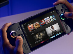 The ROG Xbox Ally X running Windows 11's new Handheld Gaming Mode. (Image source: Microsoft)