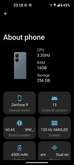 Asus updates the ZenFone 9. (Source: Asus via GSMArena)