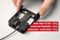 The Zeromouse V35 is an unbelievably light, minimalist gaming mouse that requires some assembly. (Image source: Zeromouse)