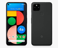 The Pixel 4a (5G) as shown by John Lewis. (Image source: John Lewis)