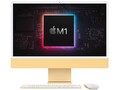 The new 24-inch Apple iMac features the M1 chip and an actual display diagonal size of 23.5 inches. (Image source: Apple - edited)