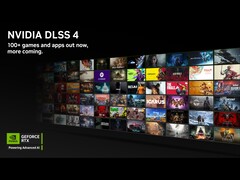 Nvidia's latest upscaling tech, DLSS 4, is now supported in over 100 games and apps. (Image source: Nvidia)