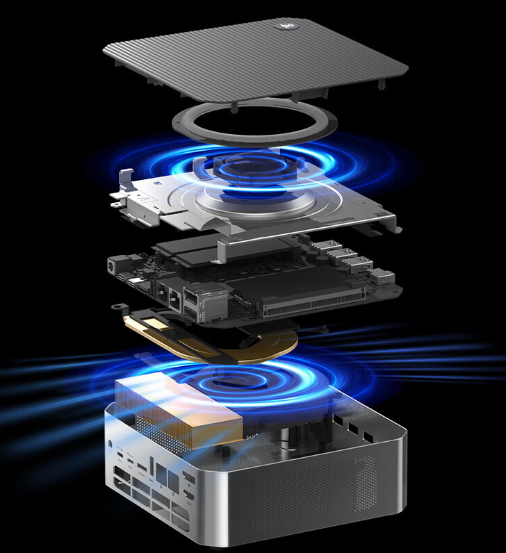 Dual-fan cooling system (Image source: JD.com)
