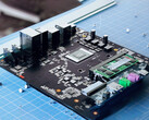Minisforum only teased the motherboard that is to be included in the Ryzen 9 5900XH mini PC. (Image Source: Minisforum)