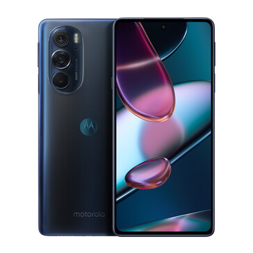 The Moto Edge X30 in Phantom Black. (Image source: Motorola)